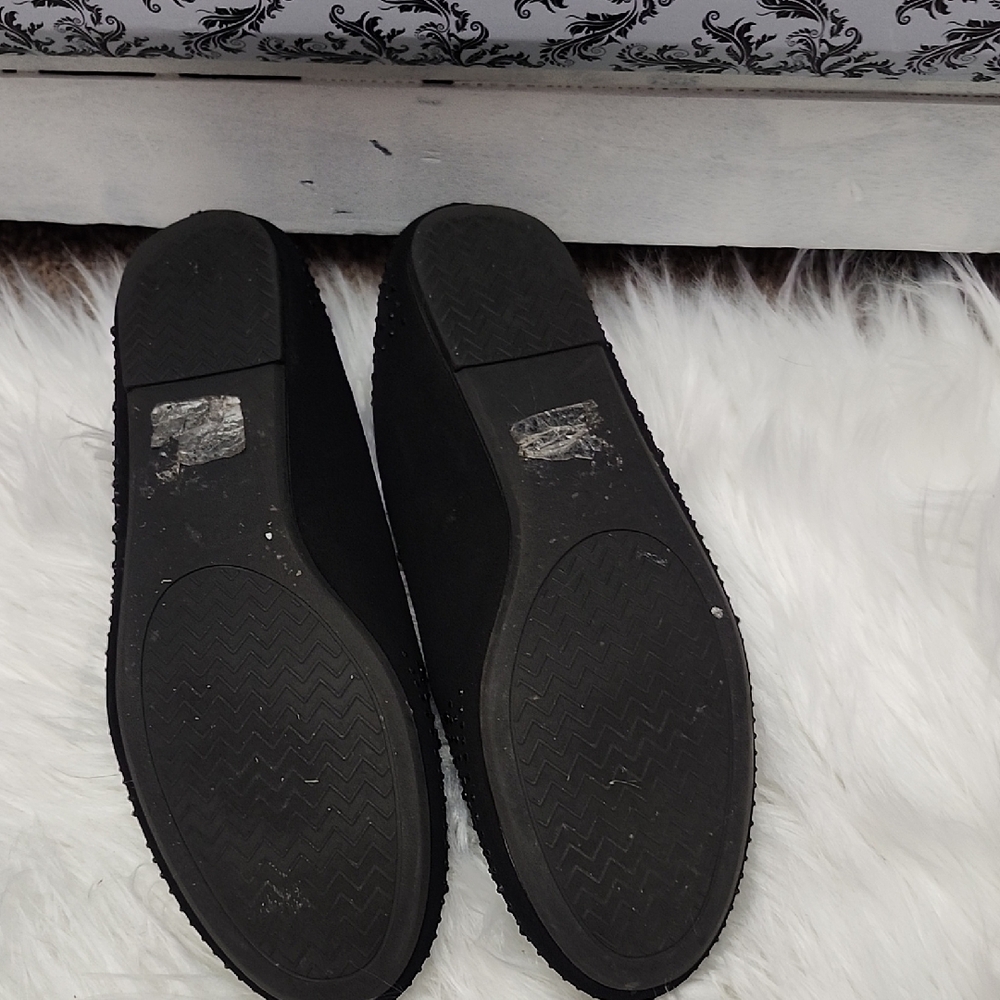 Black Ballet Flats - Picture 3 of 4